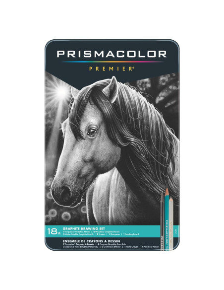 Set de Lápices de Dibujo de Grafito Prismacolor Premier 18 Piezas