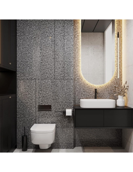 Papel Contacto Autoadhesivo VEELIKE Granito Oscuro 39.88x299.72 cm