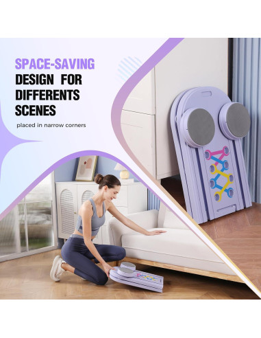 Reformer de Pilates Mosdos US123 Plegable 7 en 1 para Entrenamiento