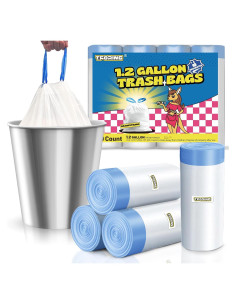 Bolsas de Basura 1.2 Galones T.FORING - 120 Unidades Gruesas