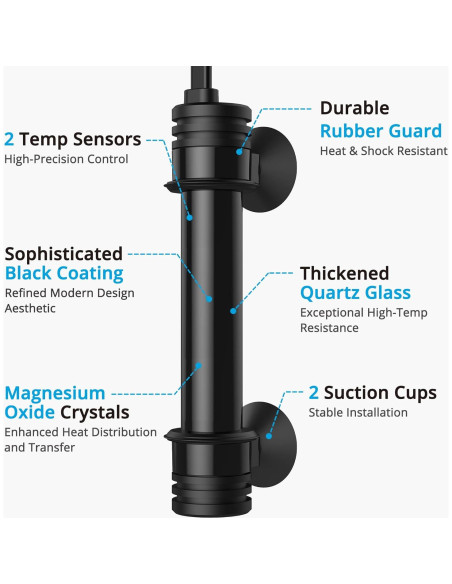 Calentador de Acuario NICREW 50W con Controlador Ajustable