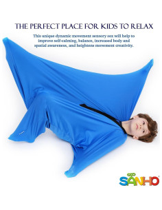 Calcetín Sensorial Dinámico Sanho Yopo Pequeño Azul 3-5 Años 2