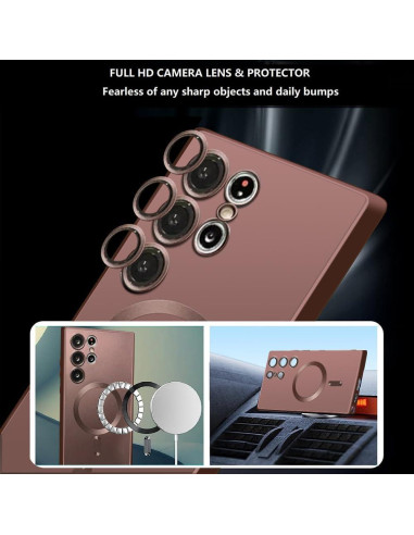 Funda Luhuanx para Samsung Galaxy Note 20 Ultra - Silicona Marrón