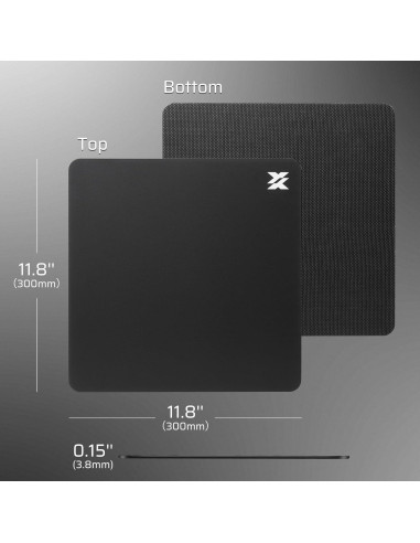 Alfombrilla de Ratón de Vidrio LTC 30x30cm Antideslizante