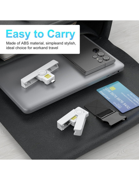 Lector de Tarjeta CAC Tipo C Rocketek - Compatible con Windows y Mac