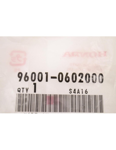 Tornillo de Brida Honda 96001-06020-00 6x20mm