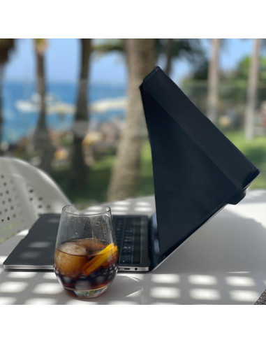 Sombrilla para Laptop 4-en-1 Philbert - Negra 12-14"