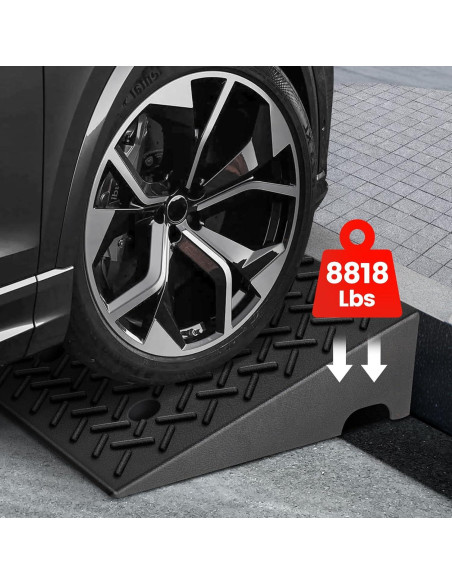 Rampas de Goma KROAK 5" Antideslizantes 4 Toneladas