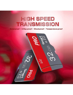 Tarjeta Micro SD 32GB ZHSWEN Clase 10 Alta Velocidad 2-Pack 2