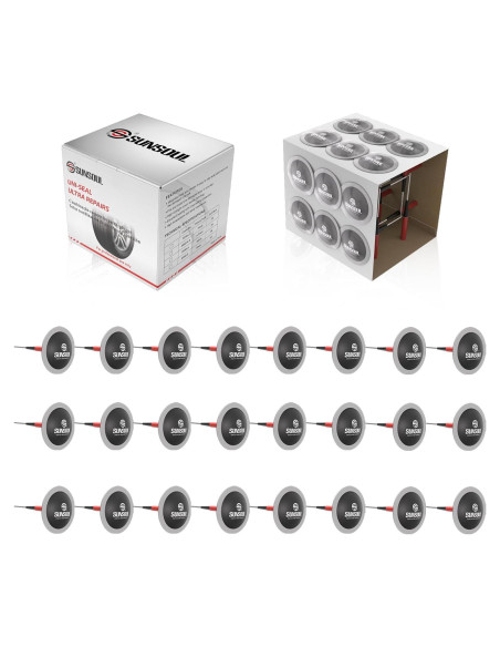 Kit de Reparación de Neumáticos SUNSOUL 24 Piezas Tapones Hongo