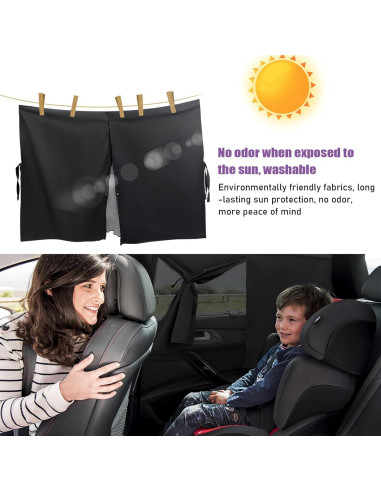 Cortina Magnética para Ventana de Auto Suvnie 50x68 cm