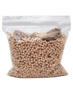 Perlas de Madera Natural INSPIRELLE 4500pcs 6mm con Cuerda