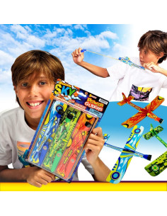 Planeadores de Espuma JA-RU con Lanzador - 3 Juguetes para Niños 2