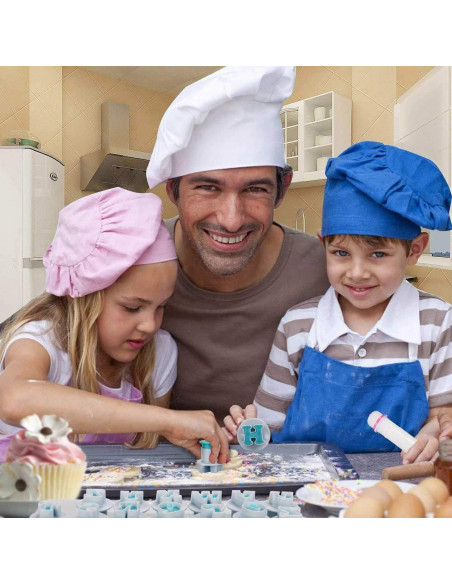 Molde de Galleta FANGSUN 36 Piezas Letras y Números DIY