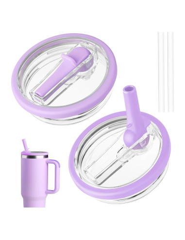 Tapa con Popote para Tumbler Stanley 40 oz SBMKK - A Prueba de Derrames