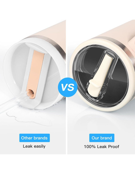 Tapa con Popote para Tumbler Stanley 40 oz SBMKK - A Prueba de Derrames