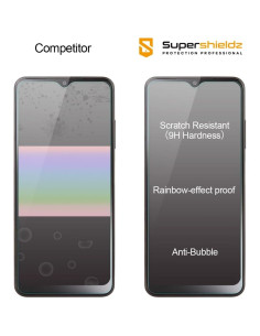 Protector de Pantalla Vidrio Templado Supershieldz para Samsung Galaxy A03s - 2 Pack 2