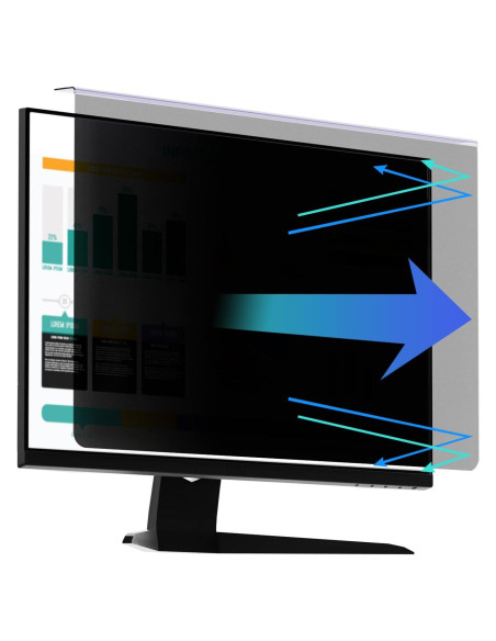 Protector de Pantalla de Privacidad MCKJ 22" Anti Luz Azul Protector de Pantalla de Privacidad MCKJ 22" Anti Luz Azul