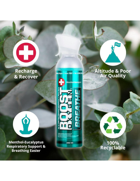 Aumento Oxígeno 10L Lata Eucalipto - Paquete de 2