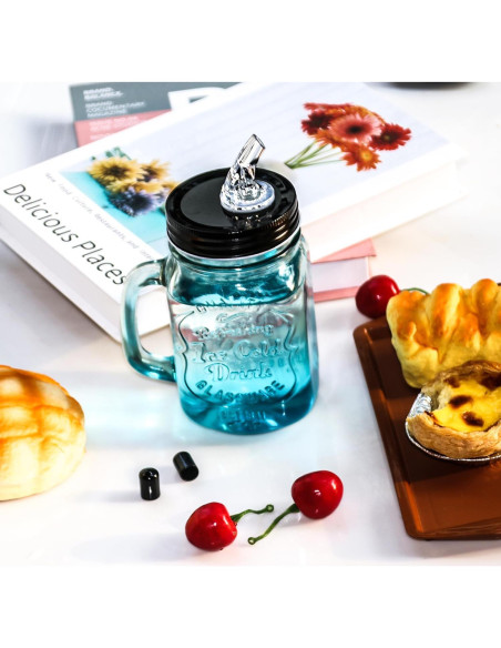 Pico Vertedor para Frascos Mason 70mm - 10 Pack Negro