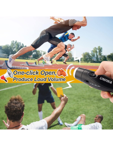 Silbatos Electrónicos UNIWA, Paquete de 2, 3 Tonos, 120dB