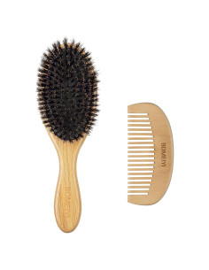 Cepillo de Cerdas de Jabalí BOMEIYI Mediano para Cabello Fino