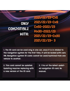 Tarjeta SD de Navegación Mazda 2021-2023 - Mapas USA, CAN, MEX 2