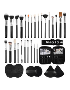 Juego de Brochas de Maquillaje 32 Pcs JEZTDKLE con Estuche