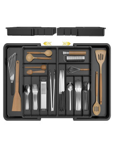 Organizador de Cajones de Cubiertos RQF Expandible 54.9-96.5 cm