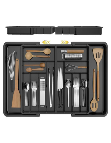 Organizador de Cajones de Cubiertos RQF Expandible 54.9-96.5 cm