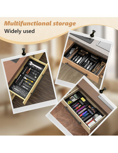 Organizador de Cajones de Cubiertos RQF Expandible 54.9-96.5 cm