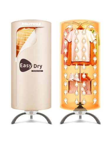 Secadora de Ropa Portátil Rolitwils GR992 900W Compacta