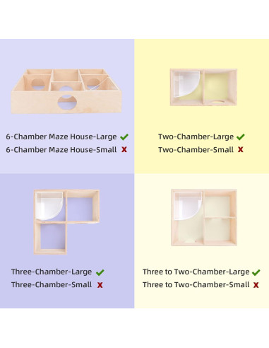 Caja de Baño de Arena Niteangel para Hámsters y Mascotas Pequeñas