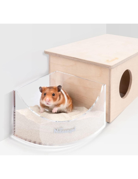 Caja de Baño de Arena Niteangel para Hámsters y Mascotas Pequeñas