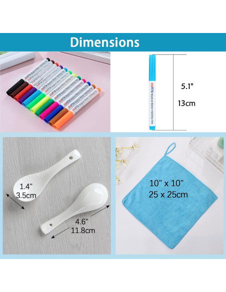 Conjunto de Lápices de Dibujo Mágico IRWPITW - 8 Colores