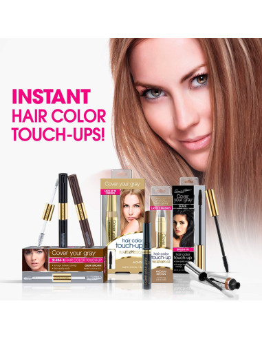 Tinte Toque Rápido Cubrir Tu Cabello Gris - Negro 1 Cuenta