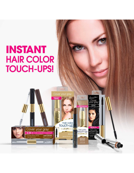 Tinte Toque Rápido Cubrir Tu Cabello Gris - Negro 1 Cuenta