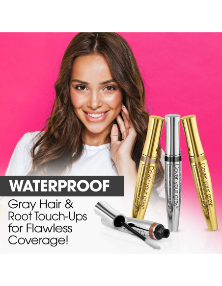 Tinte Toque Rápido Cubrir Tu Cabello Gris - Negro 1 Cuenta