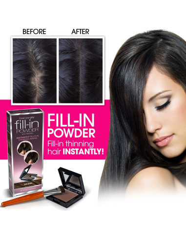 Tinte Toque Rápido Cubrir Tu Cabello Gris - Negro 1 Cuenta