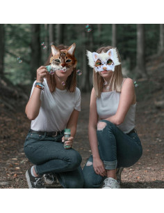 Kit de Máscara de Gato BBPM - 4 Piezas para Halloween y Cosplay 2