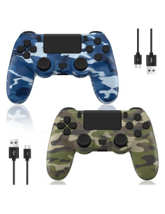 Controlador Inalámbrico YsoKK PS4/Slim/Pro - 2 Pack Camuflaje