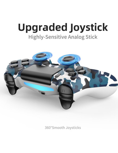 Controlador Inalámbrico YsoKK PS4/Slim/Pro - 2 Pack Camuflaje