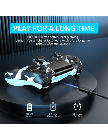 Controlador Inalámbrico YsoKK PS4/Slim/Pro - 2 Pack Camuflaje