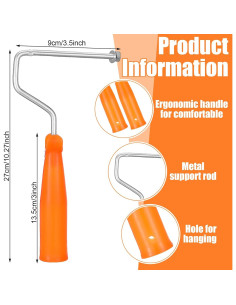 6 Rodillos de Pintura Texturizados 10.16 cm GlikCeil 2