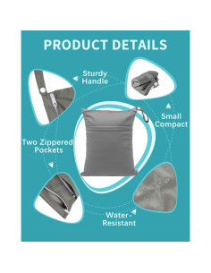 Bolsas Húmedas y Secas Babygoal 3 Unidades Impermeables 2