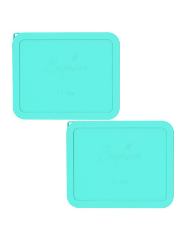 Cubiertas de Silicona Rectangulares 11 Tazas SOPHICO 2PACK