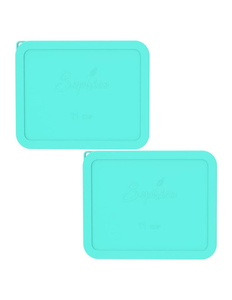 Cubiertas de Silicona Rectangulares 11 Tazas SOPHICO 2PACK