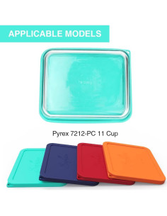 Cubiertas de Silicona Rectangulares 11 Tazas SOPHICO 2PACK 2