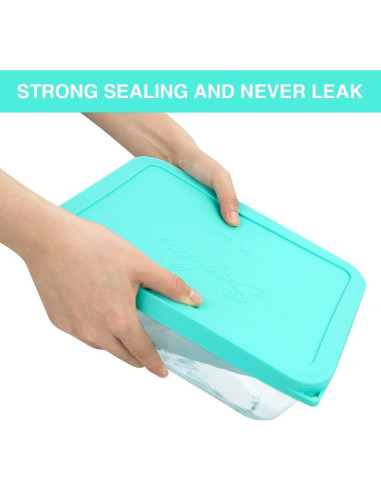 Cubiertas de Silicona Rectangulares 11 Tazas SOPHICO 2PACK