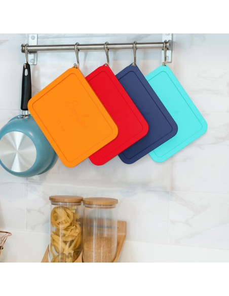 Cubiertas de Silicona Rectangulares 11 Tazas SOPHICO 2PACK